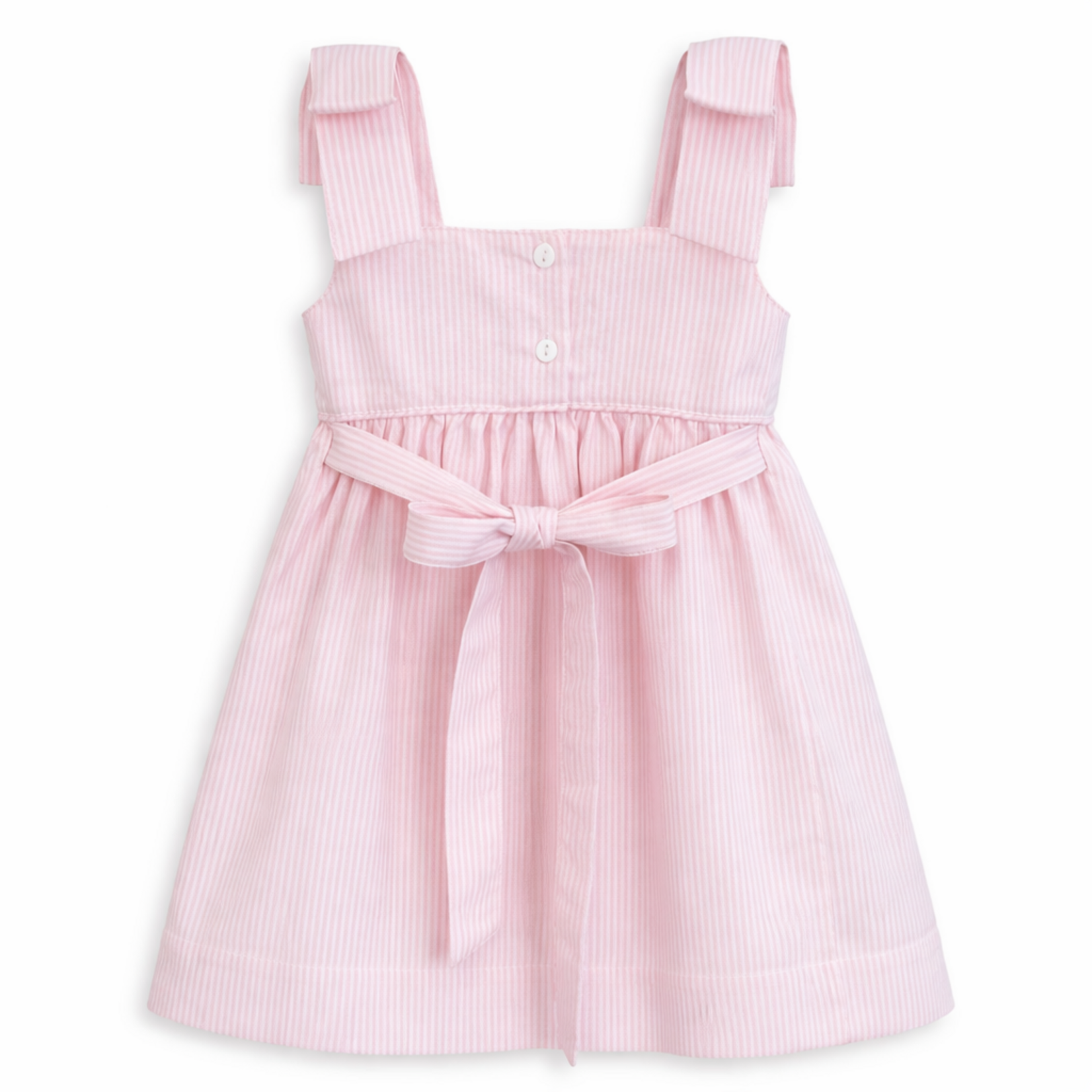 Sweet Dreams Pink Candy Stripes Bow Dress