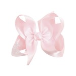6.5" Powder Pink Satin Bow