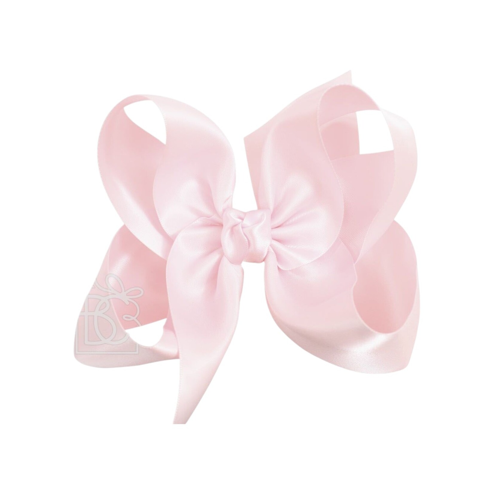 6.5" Powder Pink Satin Bow