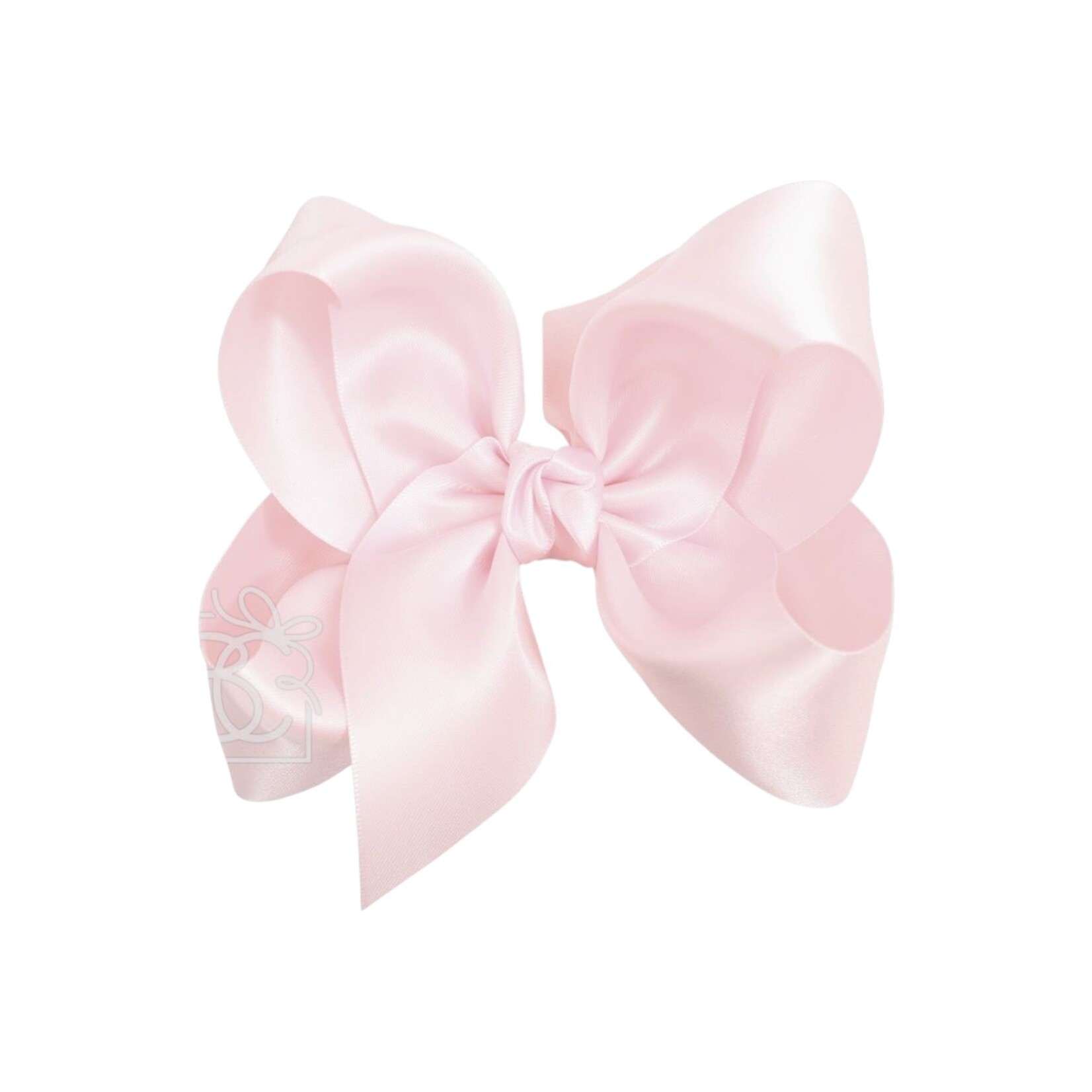 5.5" Powder Pink Satin Bow