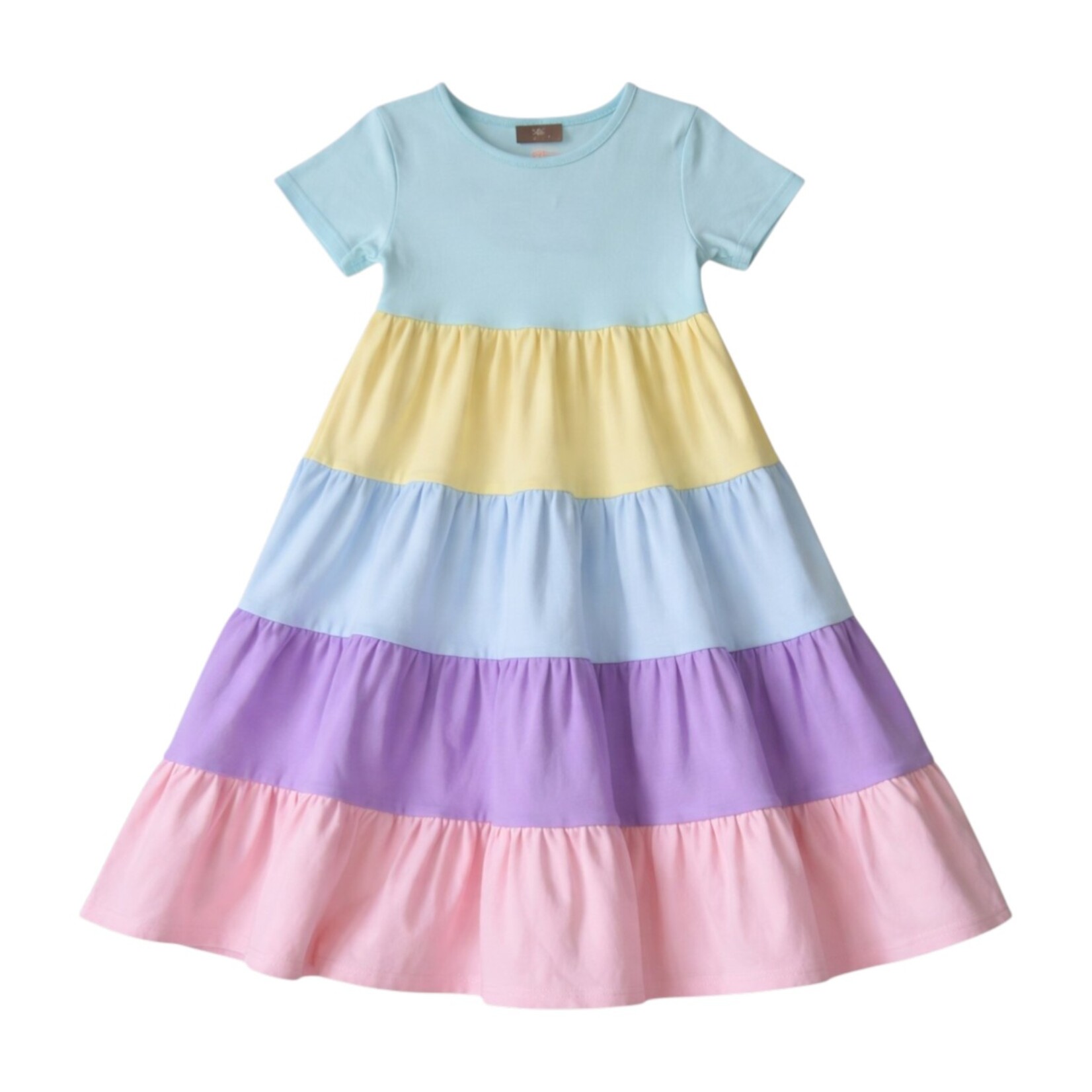 Millie Jay Pastel Colorblock Maxi Dress