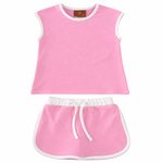 Millie Jay Pink & White Aria Skort Set