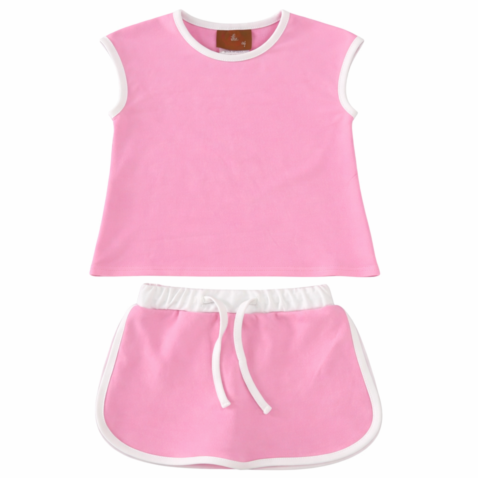 Millie Jay Pink & White Aria Skort Set