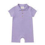 Me & Henry Lilac Pique Drift Romper