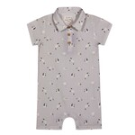 Me & Henry Grey Seagulls Molokai Romper