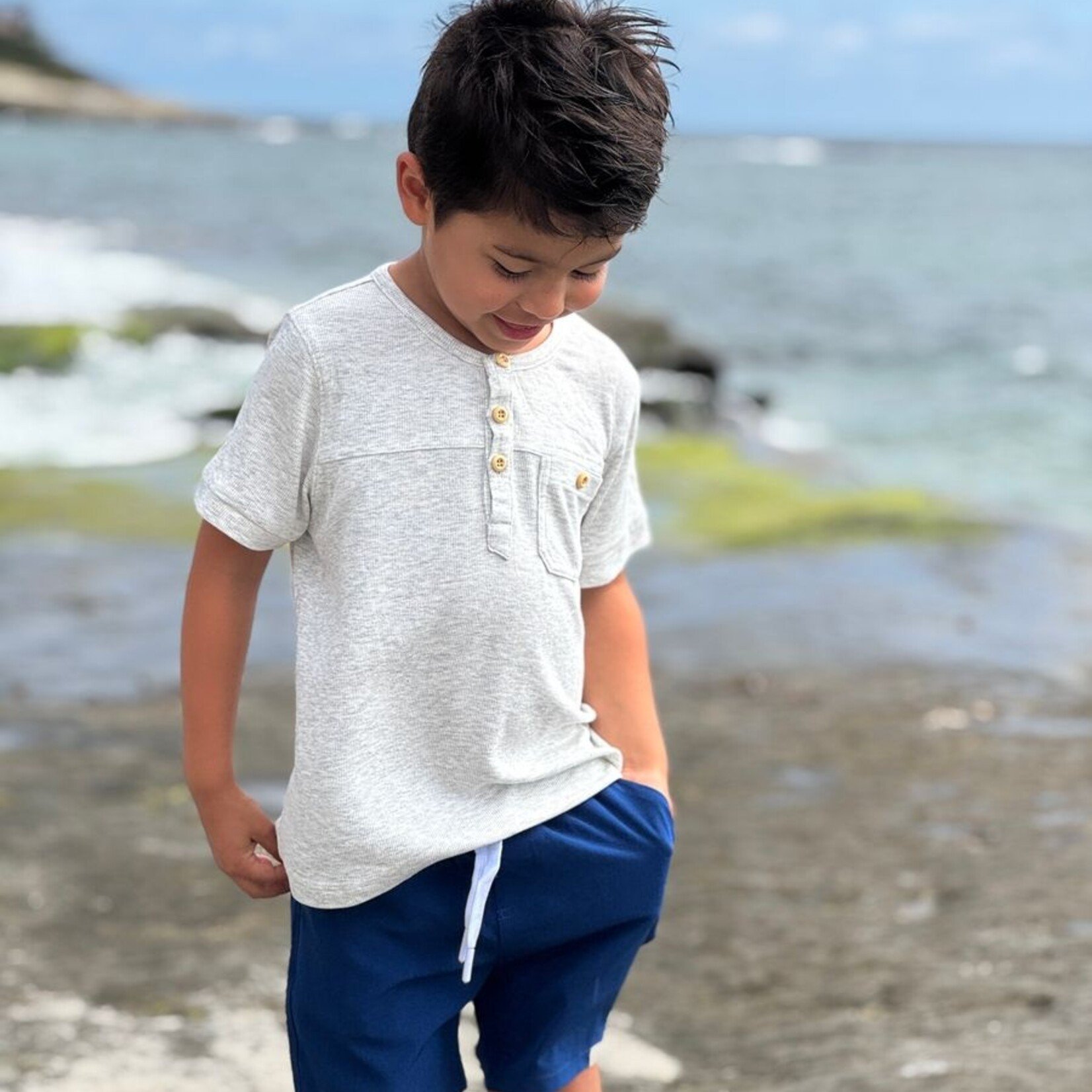 Me & Henry Grey Boardwalk Shirt