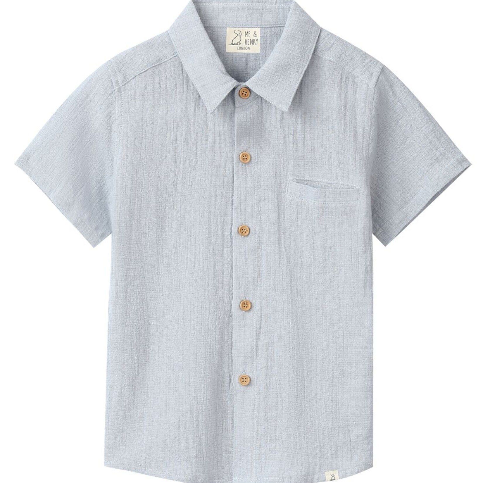 Me & Henry Grey Woven Newport Shirt
