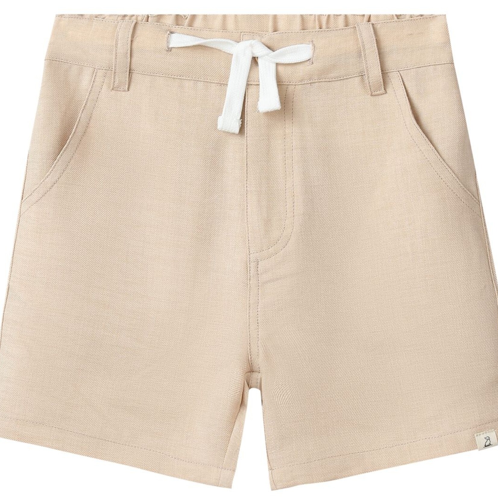 Me & Henry Beige Crew Woven Shorts