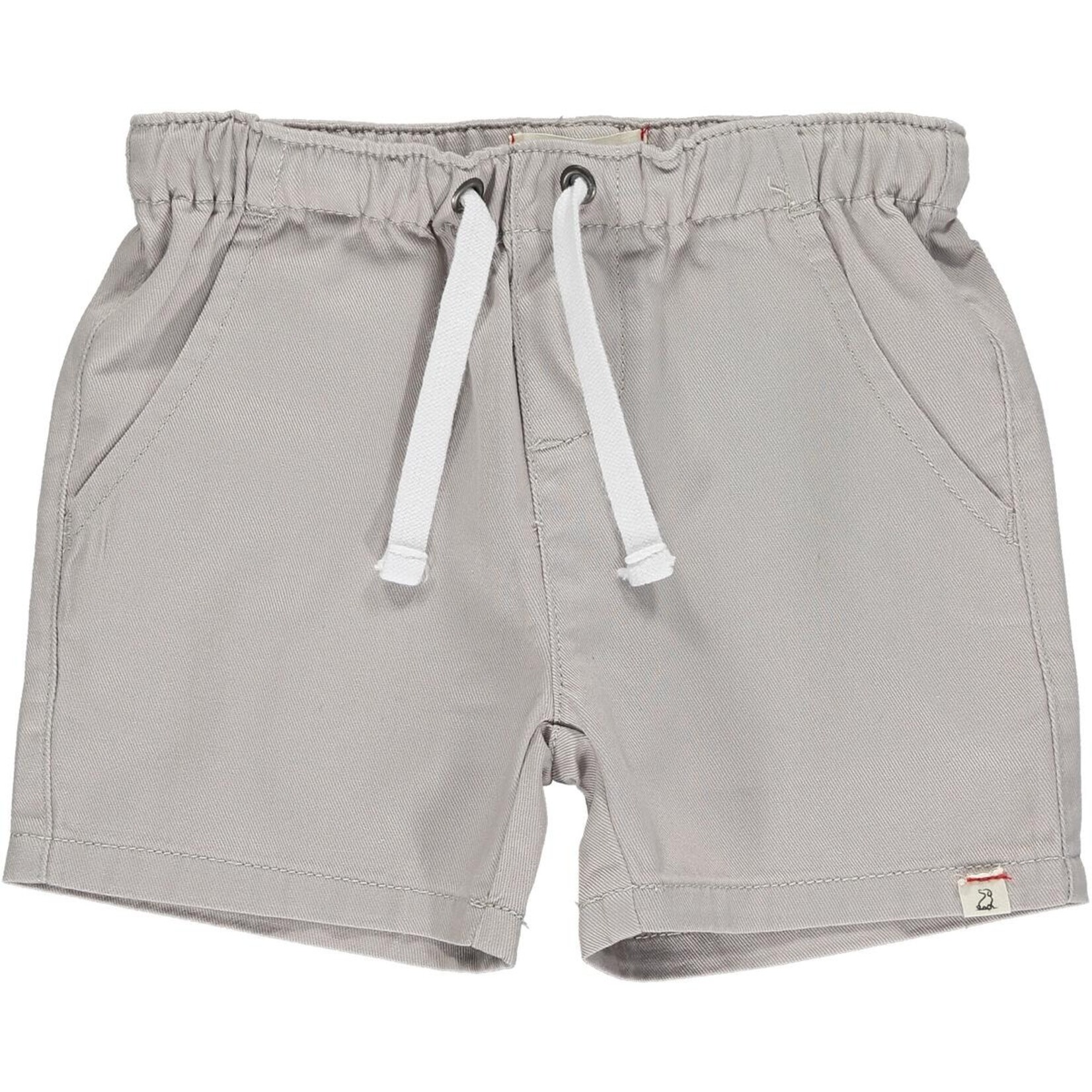 Me & Henry Pale Grey Hugo Twill Shorts