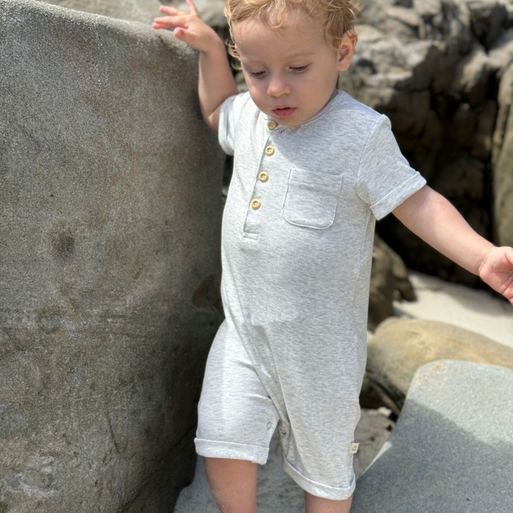 Me & Henry Grey Camborne Romper