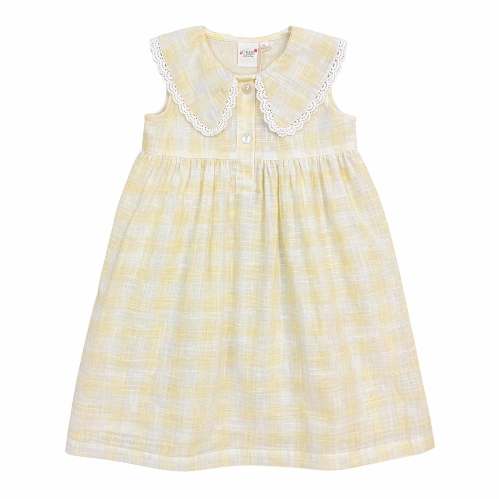 Yo Baby Yellow Check Dress