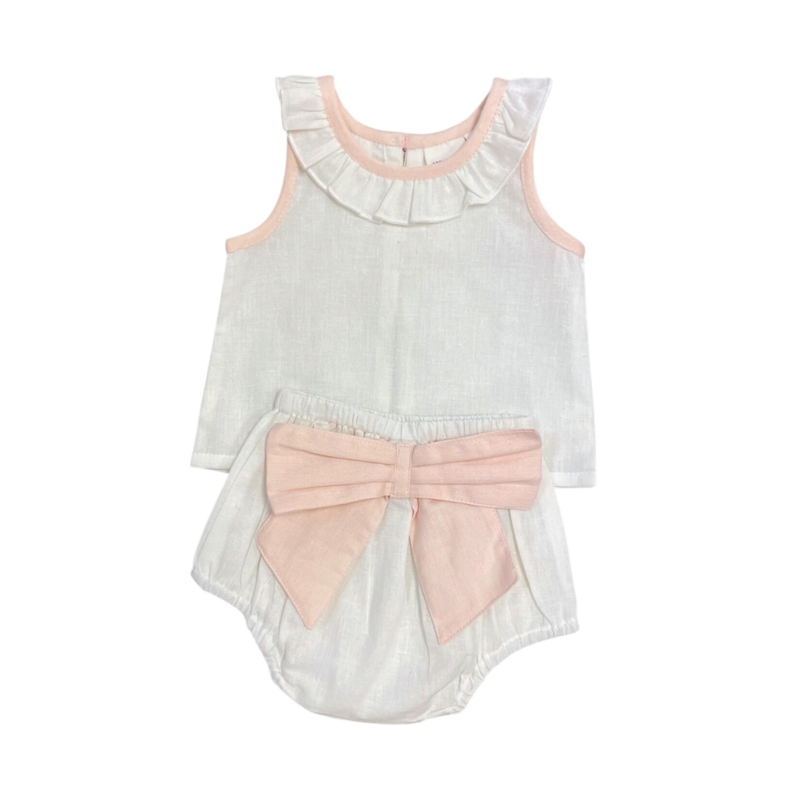 Yo Baby Pink Bow Diaper Set