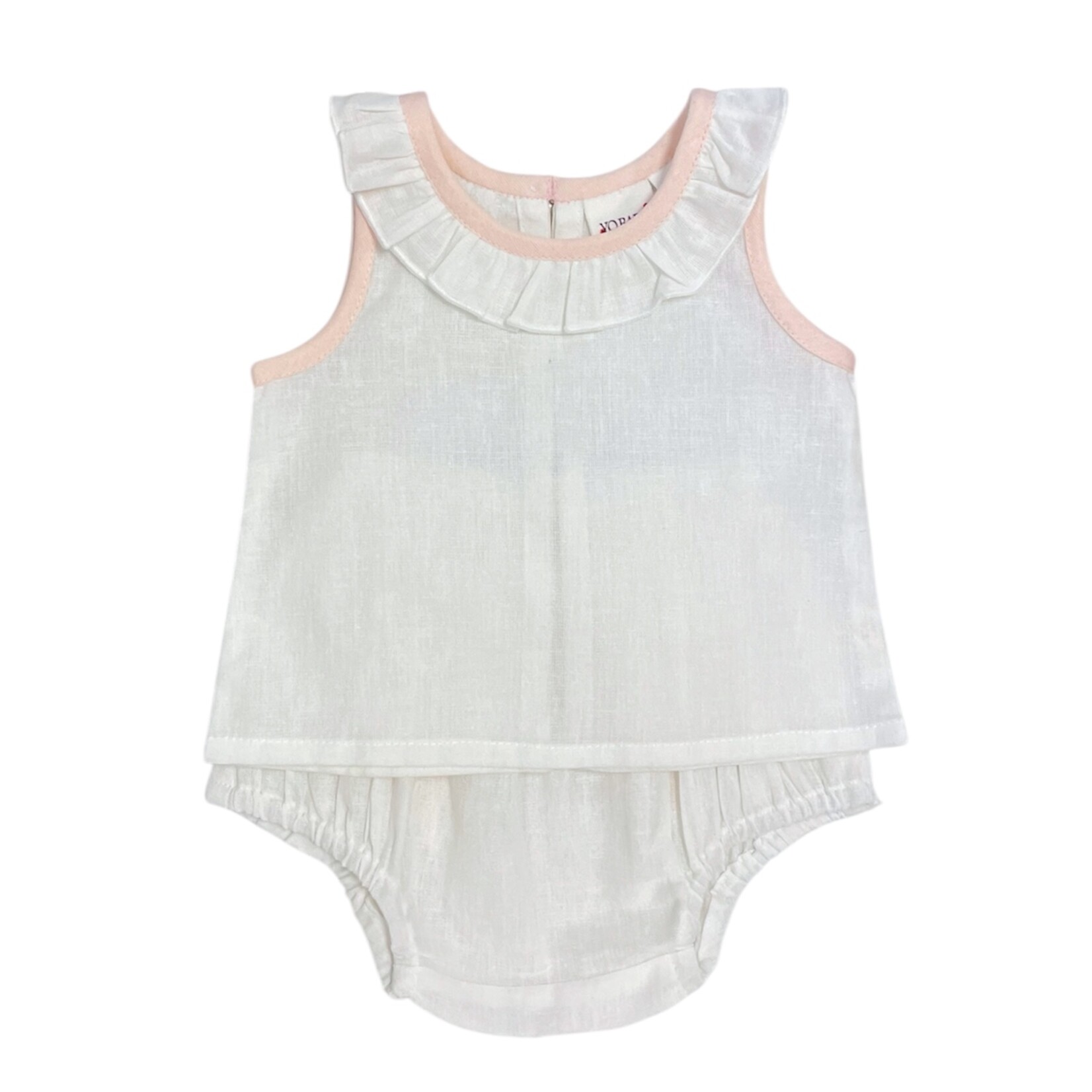 Yo Baby Pink Bow Diaper Set