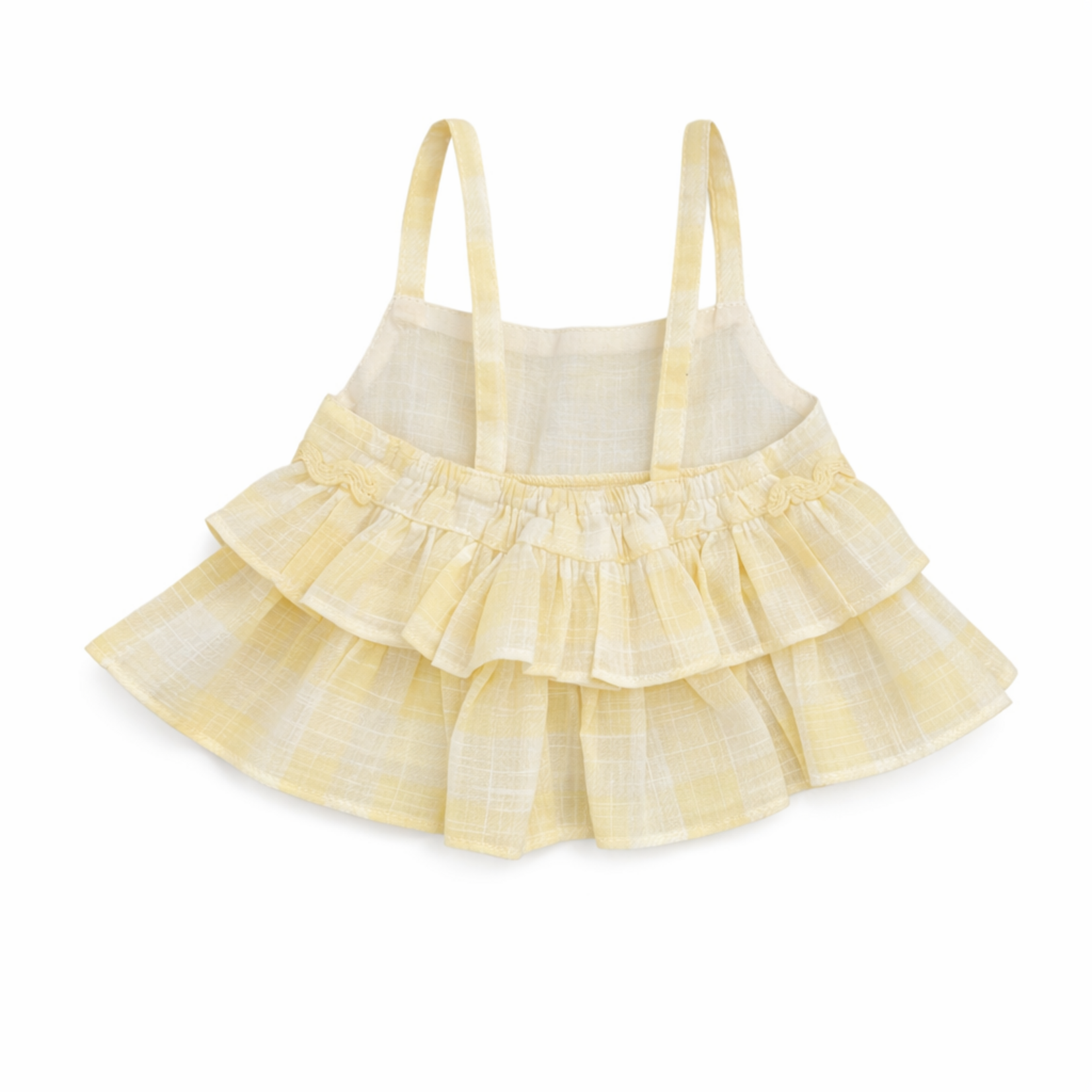 Yo Baby Yellow Check Diaper Set