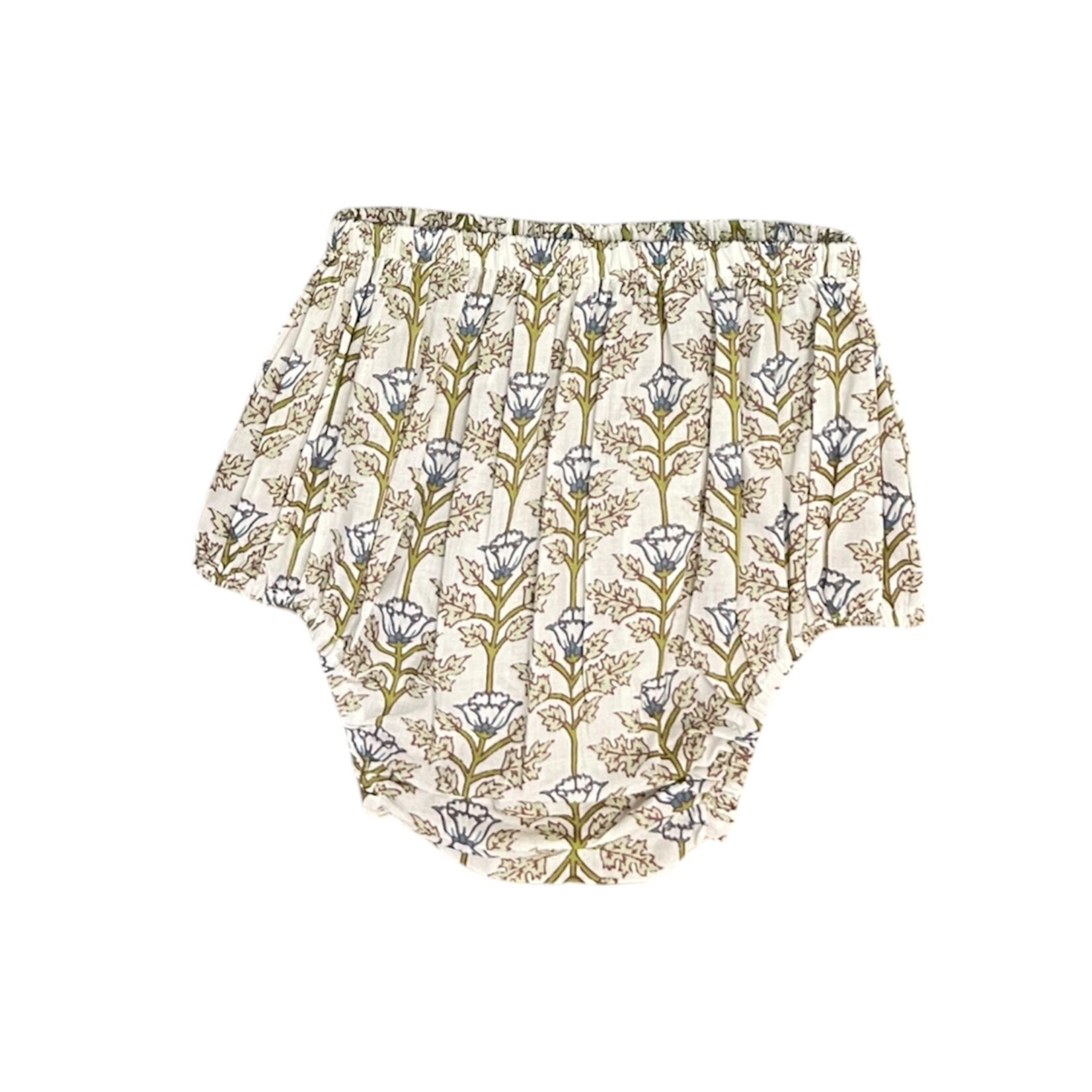 Yo Baby Blue Ric Rac Floral Baby Set