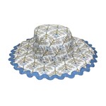 Yo Baby Blue Floral Ric Rac Hat