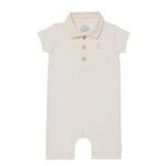 Me & Henry Cream Pique Drift Romper