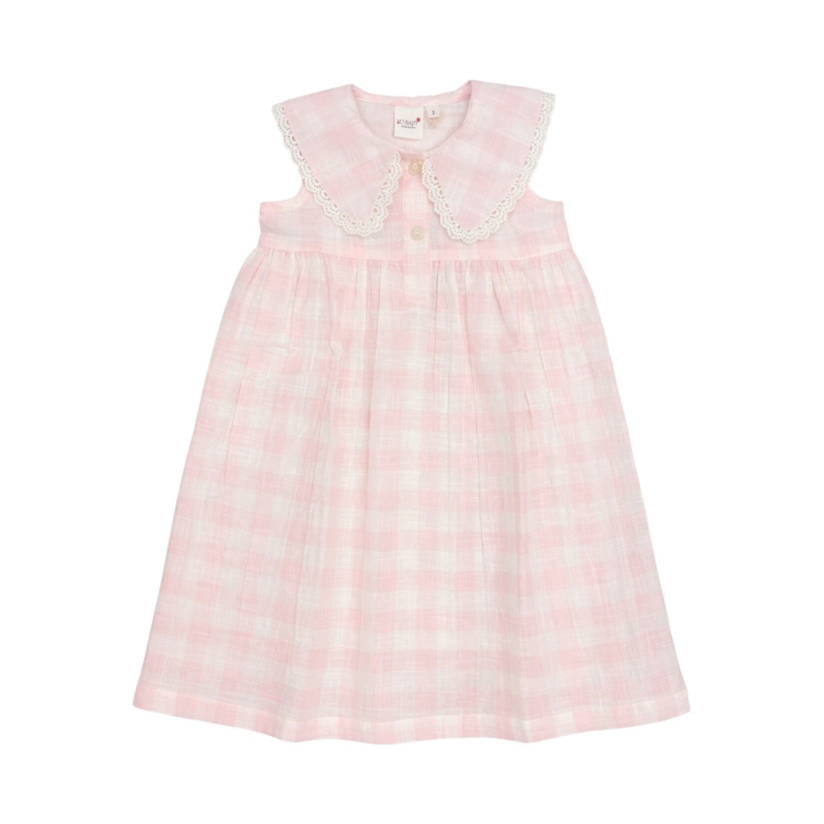Yo Baby Pink Check Dress