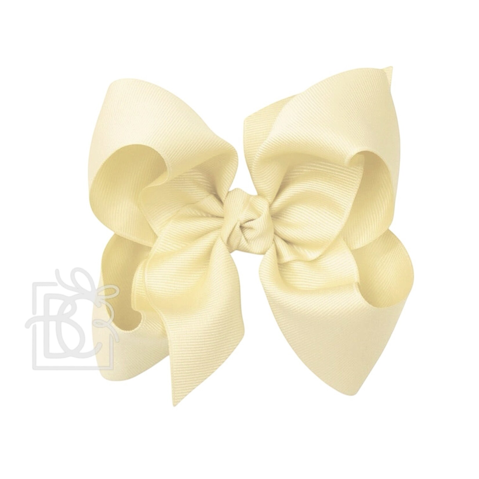 6.5" Grosgrain Bow - Buttermilk