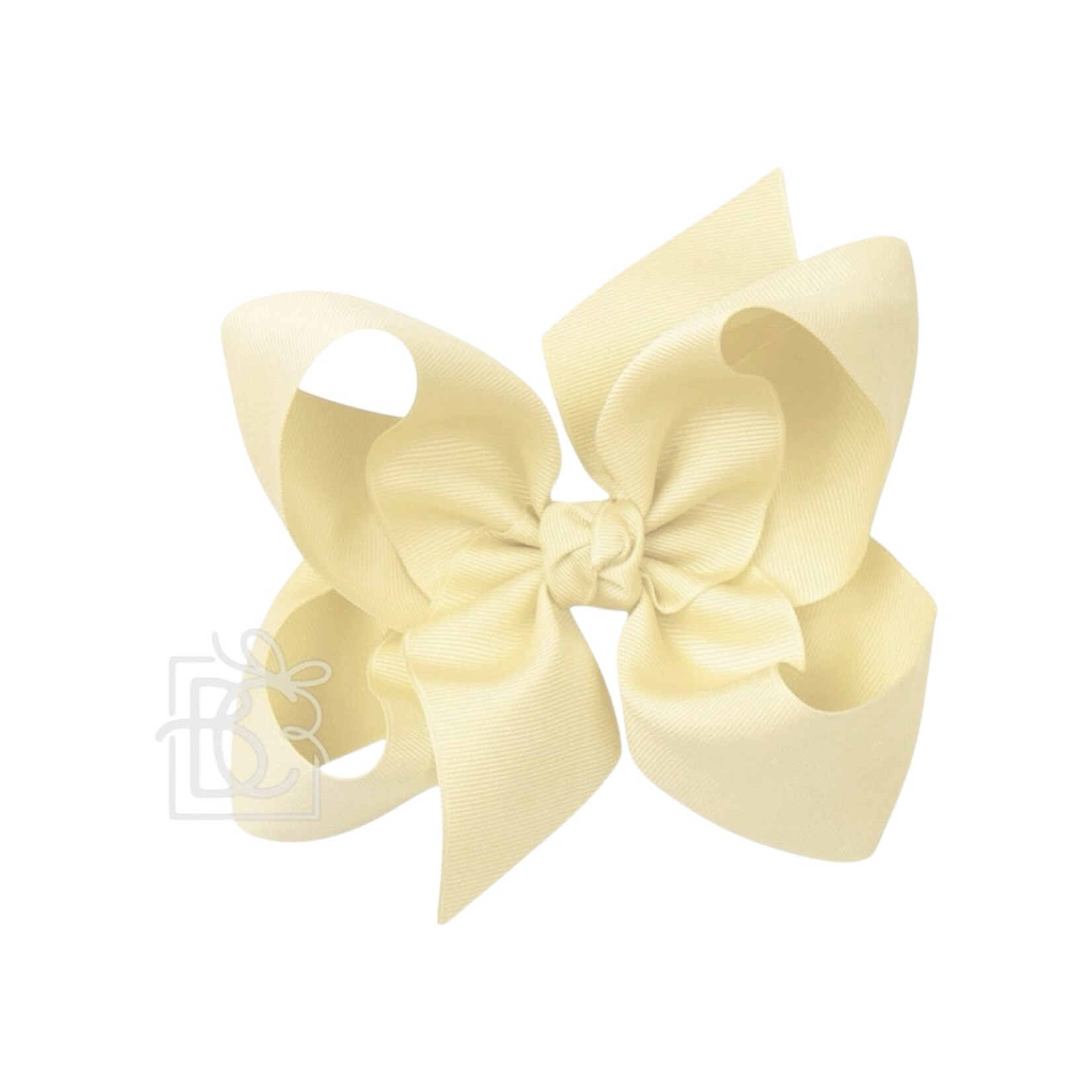 5.5" Grosgrain Bow - Buttermilk Yellow