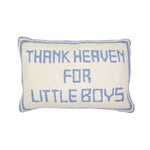 Cupcakes & Cartwheels Thank Heaven for Little Boys Throw Pillow