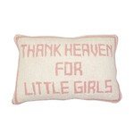 Cupcakes & Cartwheels Thank Heaven for Little Girls Throw Pillow