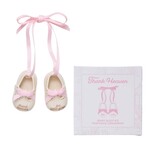 Cupcakes & Cartwheels Little Girls Baby Shoes Keepsake Ornament