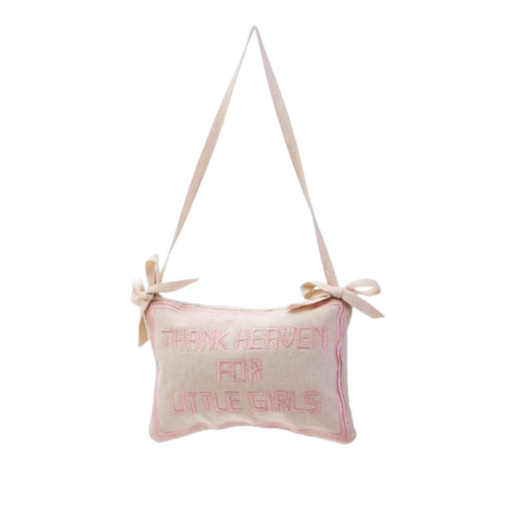 Cupcakes & Cartwheels Thank Heaven for Little Girls Door Hanger