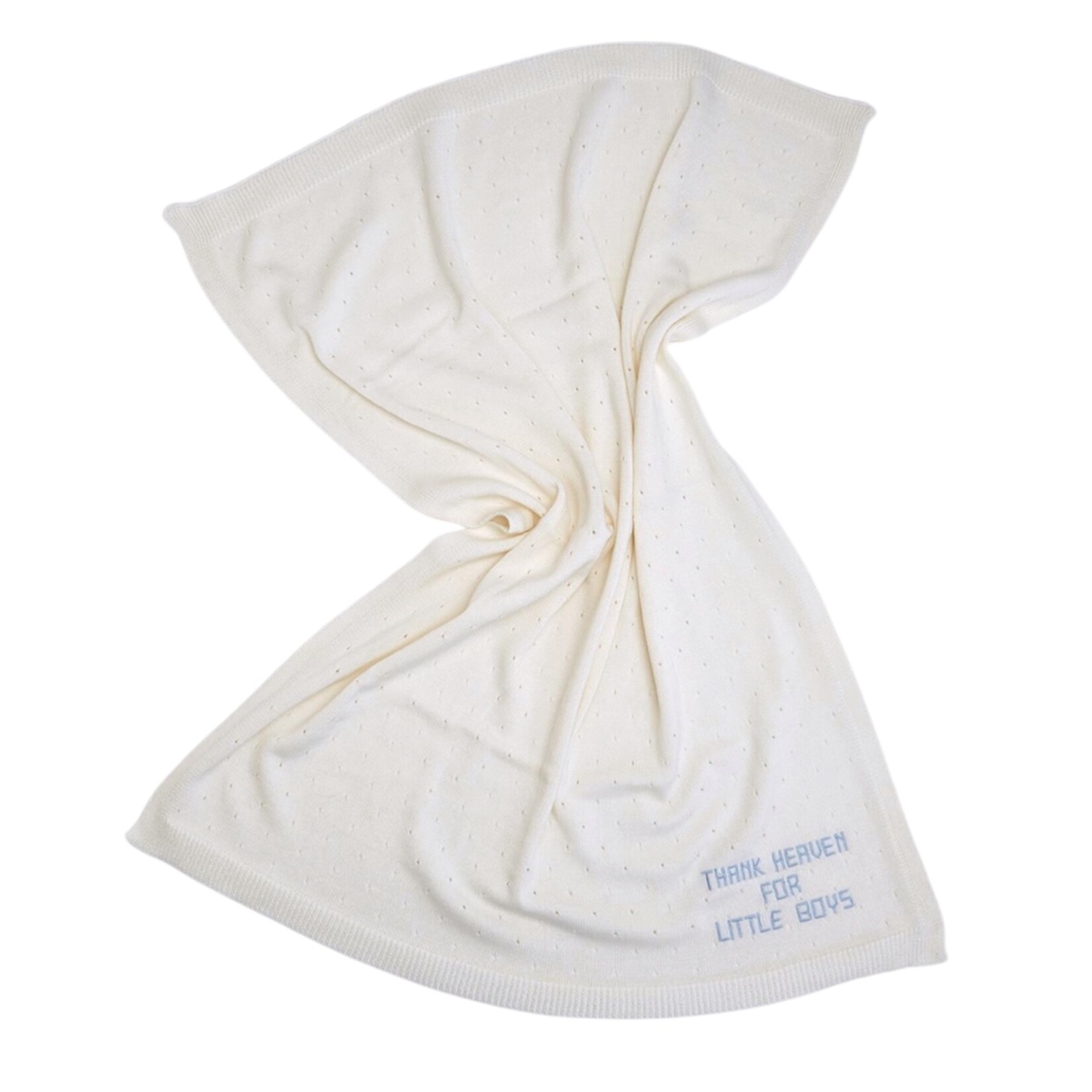 Cupcakes & Cartwheels Thank Heaven for Little Boys Blanket