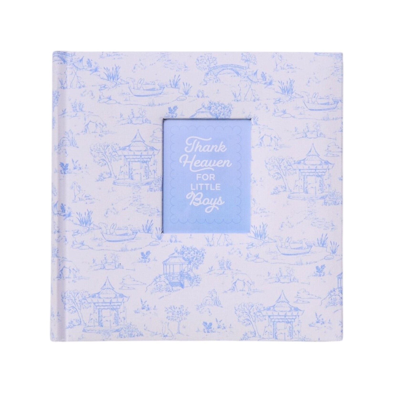 Cupcakes & Cartwheels Animal Toile Blue Photo Album