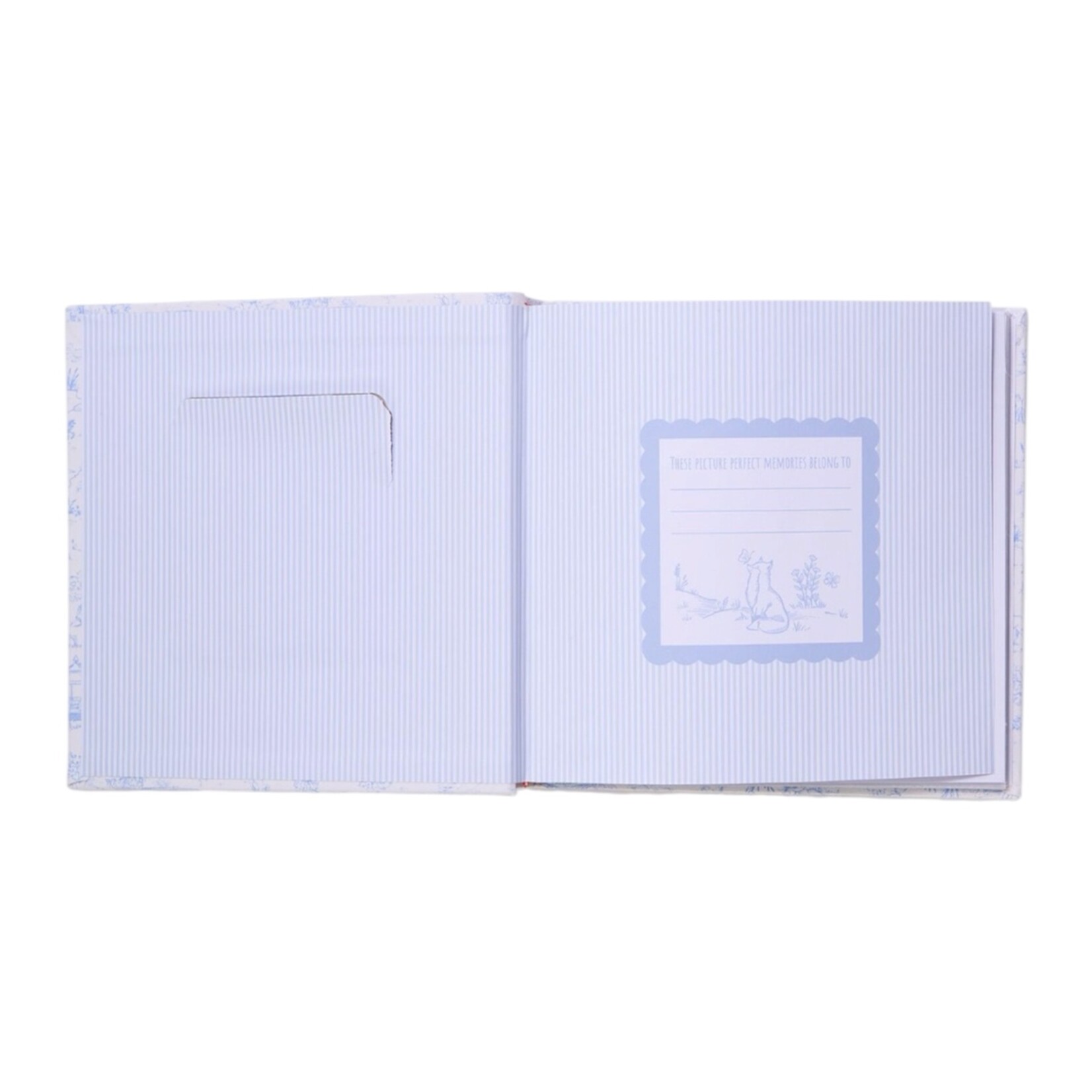 Cupcakes & Cartwheels Animal Toile Blue Photo Album