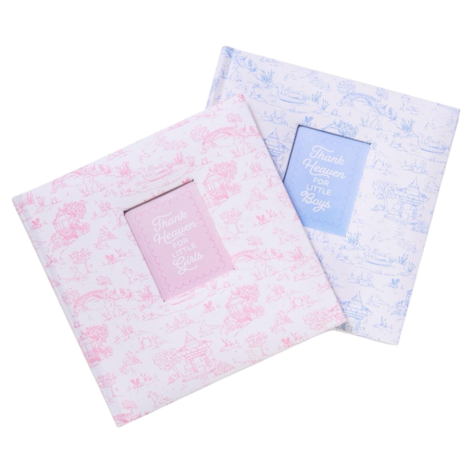 Cupcakes & Cartwheels Animal Toile Blue Photo Album