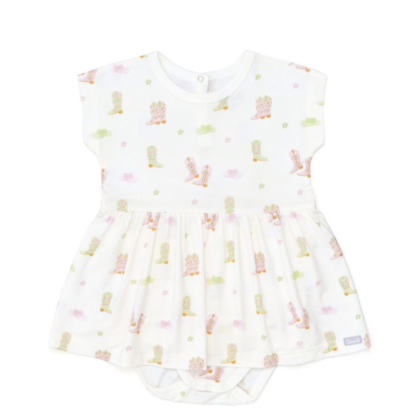 Coccoli Floral Boots Skirted Bubble