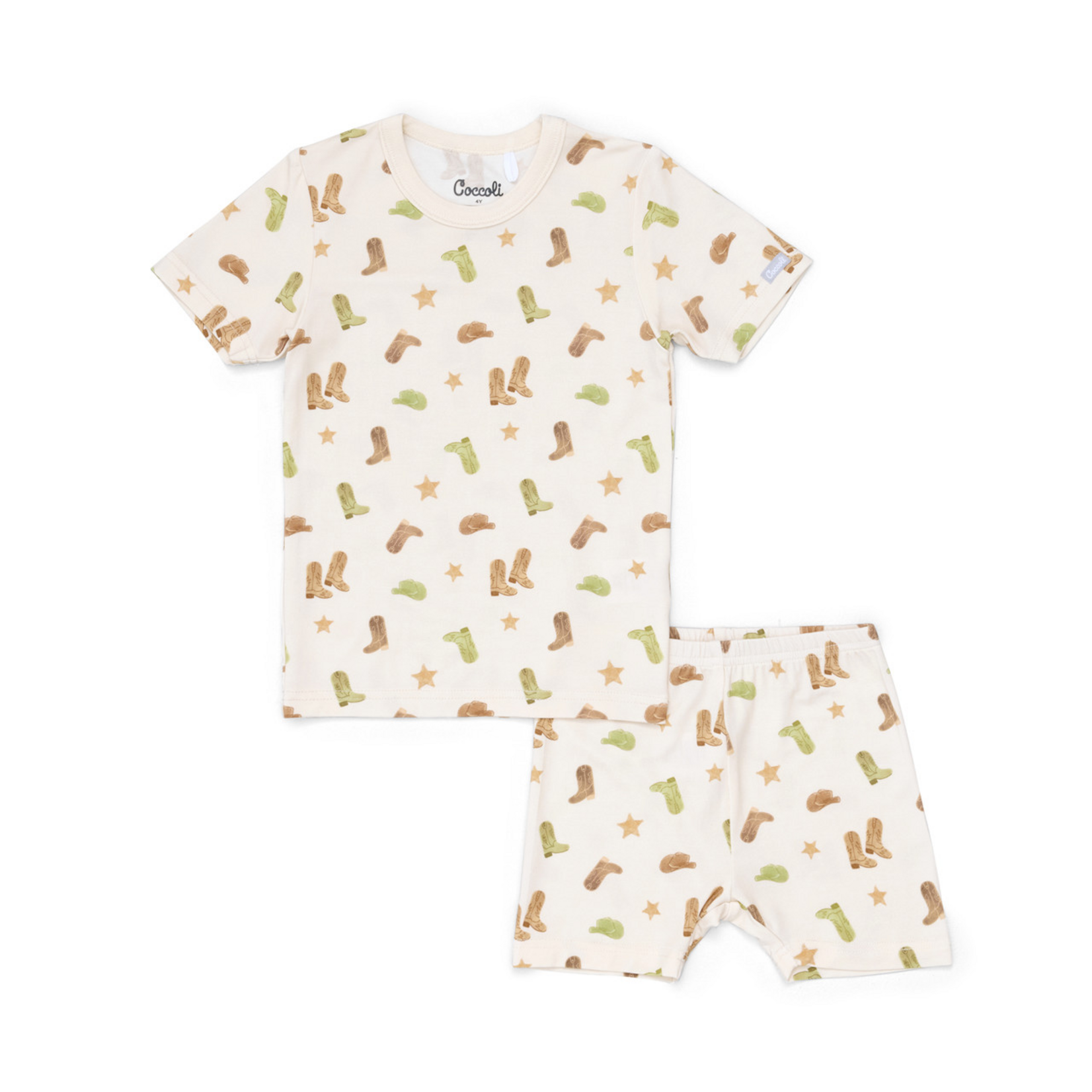 Coccoli Sheriff Boots Bamboo PJ Set