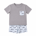 Emma Jean Shark Boys Short Set