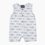 Emma Jean Shark Boys Romper