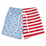 SouthBound Stars & Stripes Swim Trunks