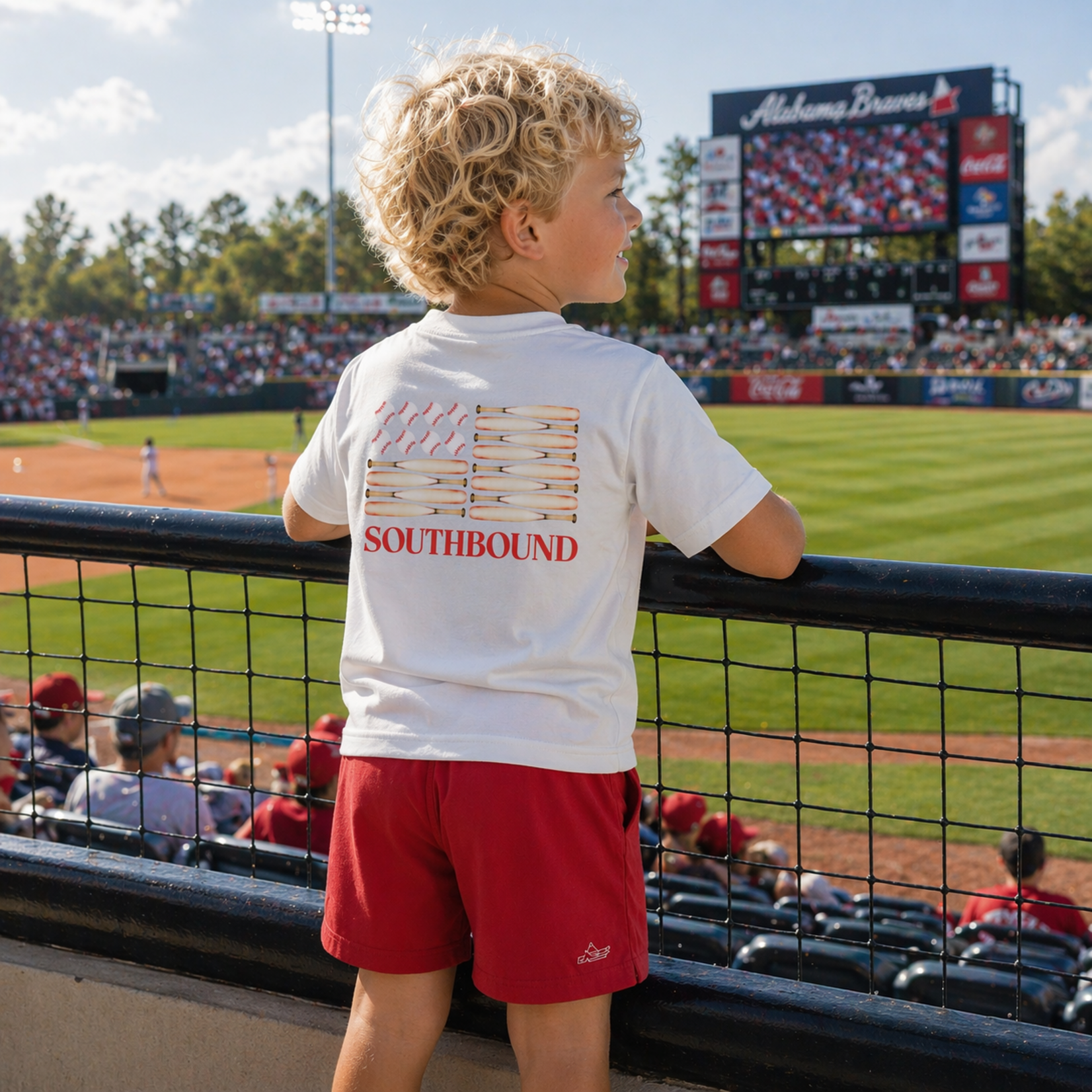 SouthBound Baseball Flag Performance Tee