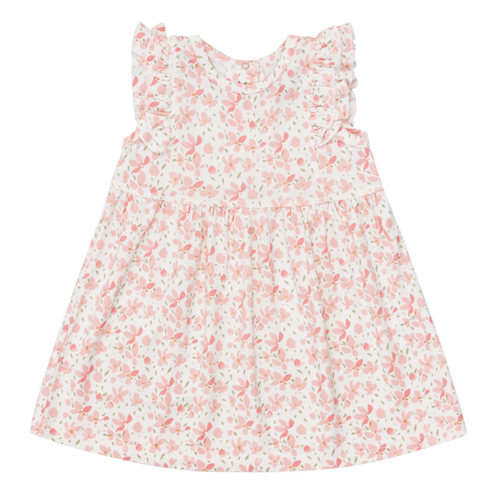 Coccoli Pink Floral Bamboo Dress