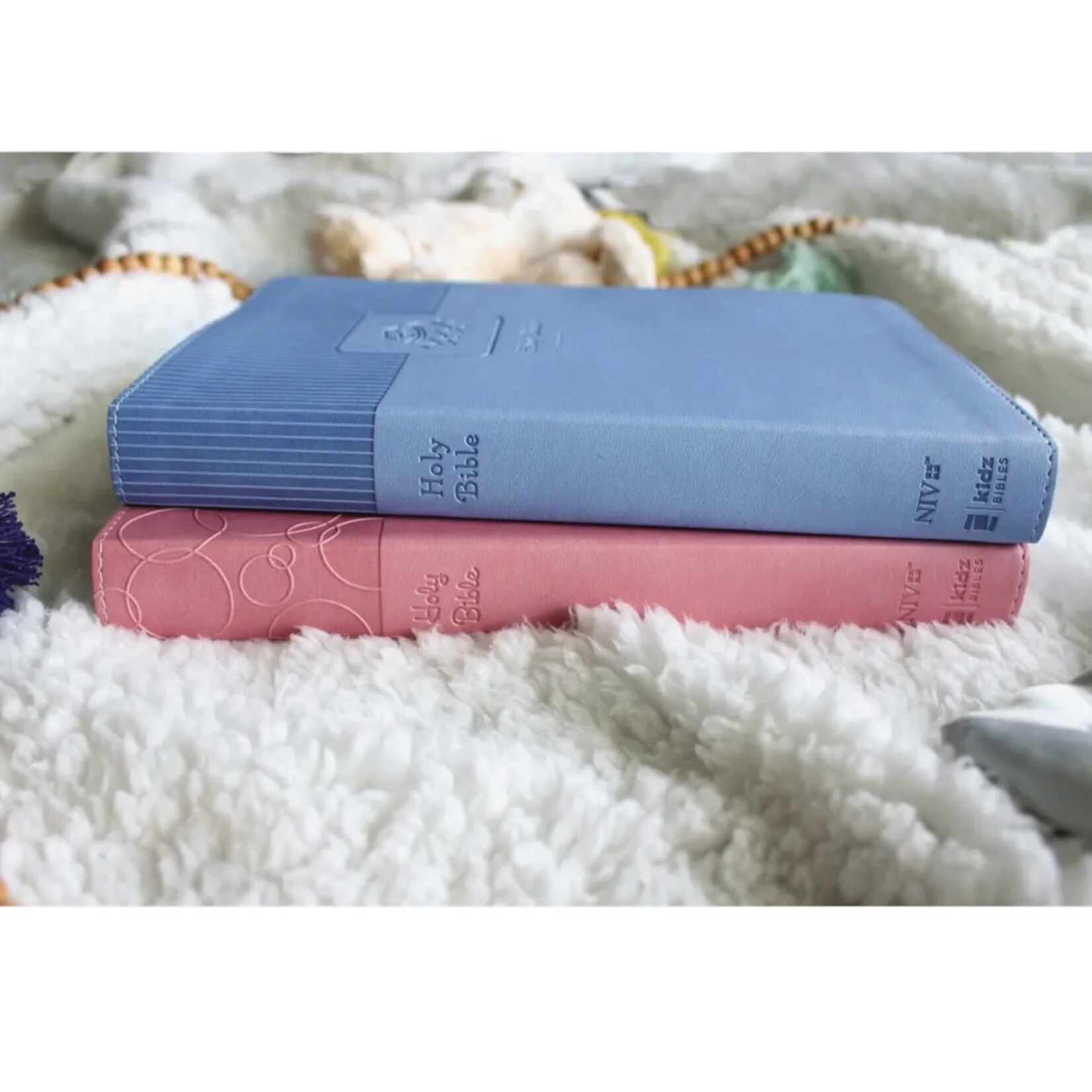 Zonder Kids NIV Baby Gift Bible Leathersoft Blue