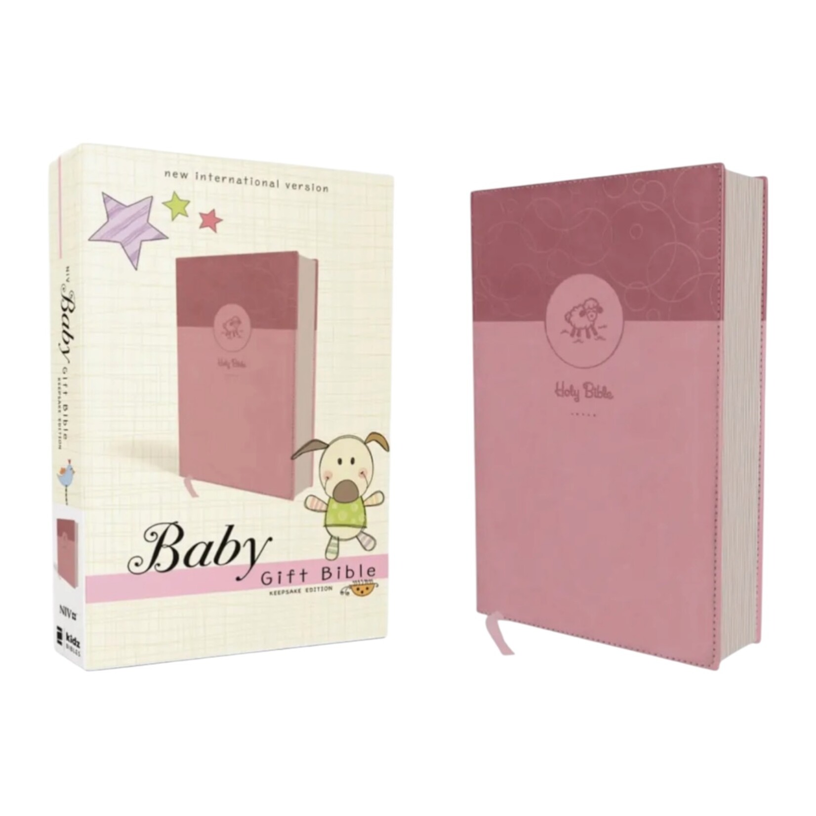 Zonder Kids NIV Baby Gift Bible Leathersoft Pink #26-621