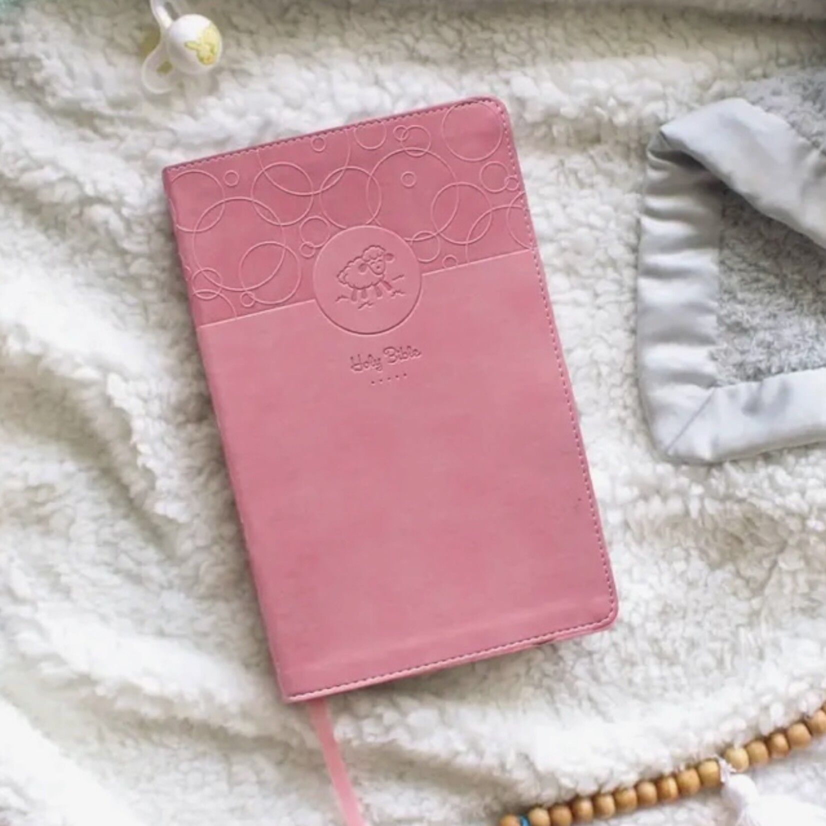 Zonder Kids NIV Baby Gift Bible Leathersoft Pink #26-621