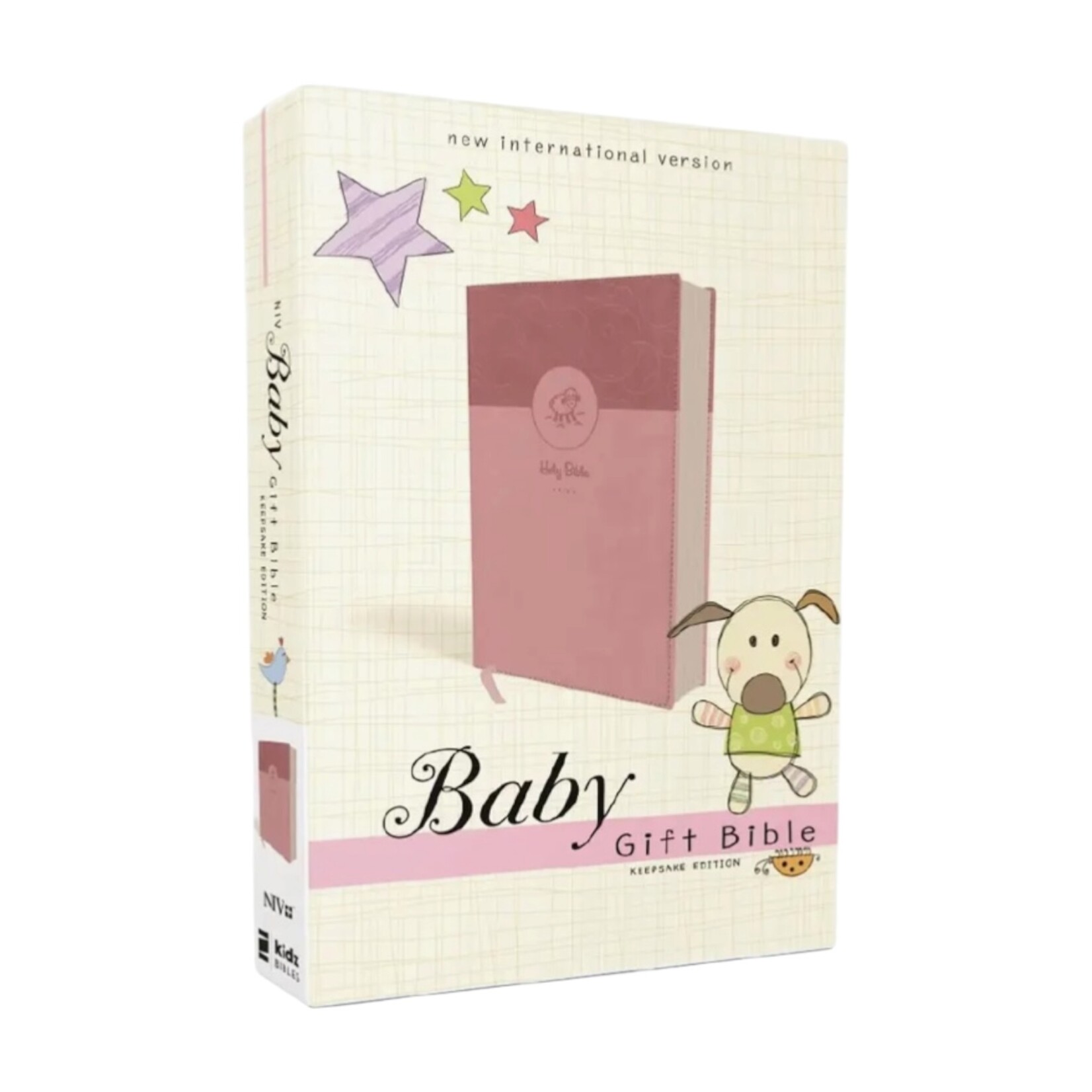 Zonder Kids NIV Baby Gift Bible Leathersoft Pink #26-621