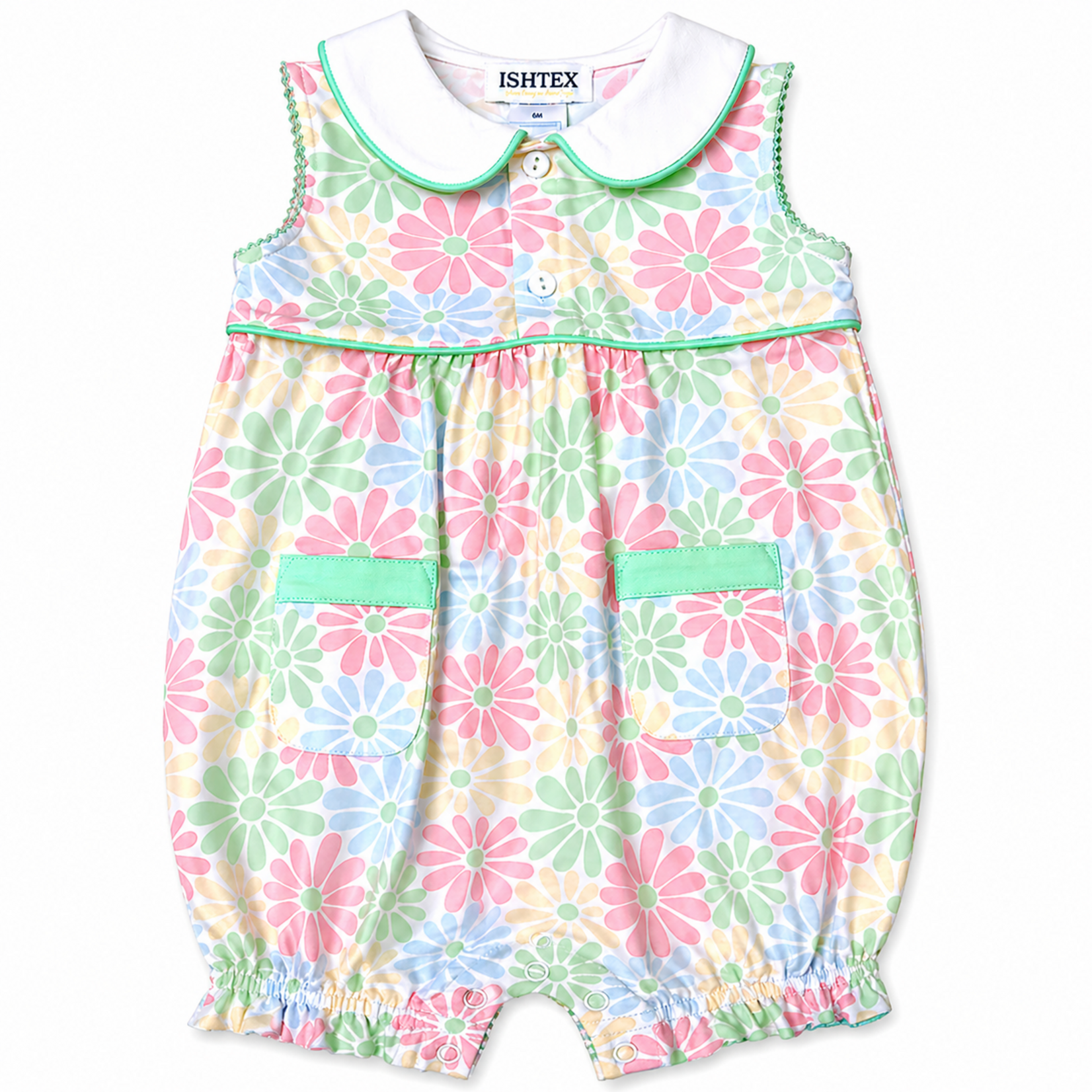 Ishtex Retro Flower Girl Romper