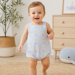 Alex & Nicole Little Gingham Fish Blue Bubble