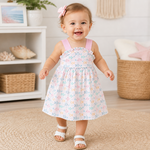 Alex & Nicole Little Gingham Fish Dress