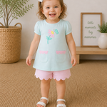 Ishtex Butterfly Girl Short Set