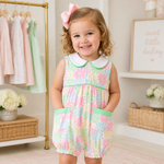 Ishtex Retro Flower Girl Romper
