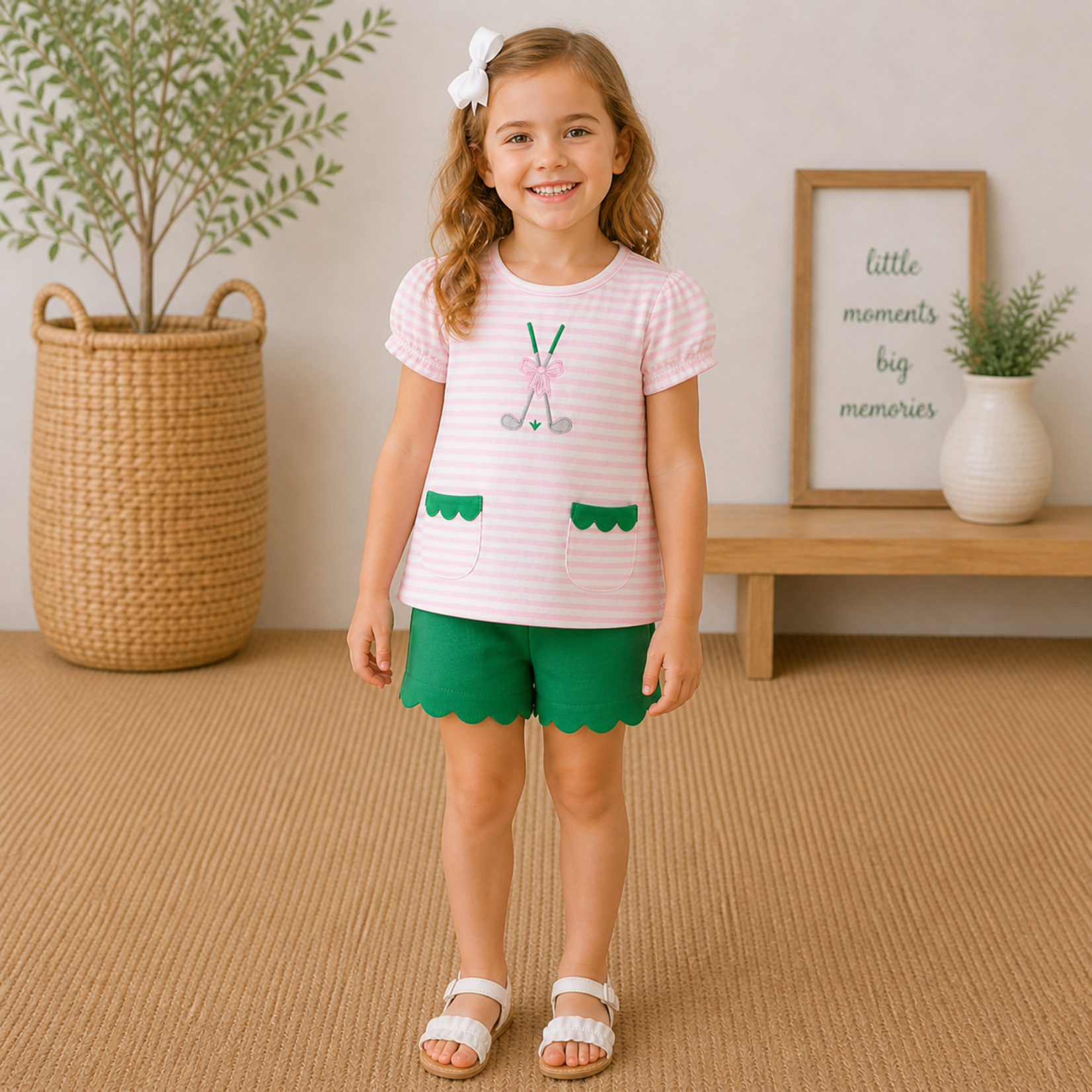 Ishtex Golf Club Girl Short Set