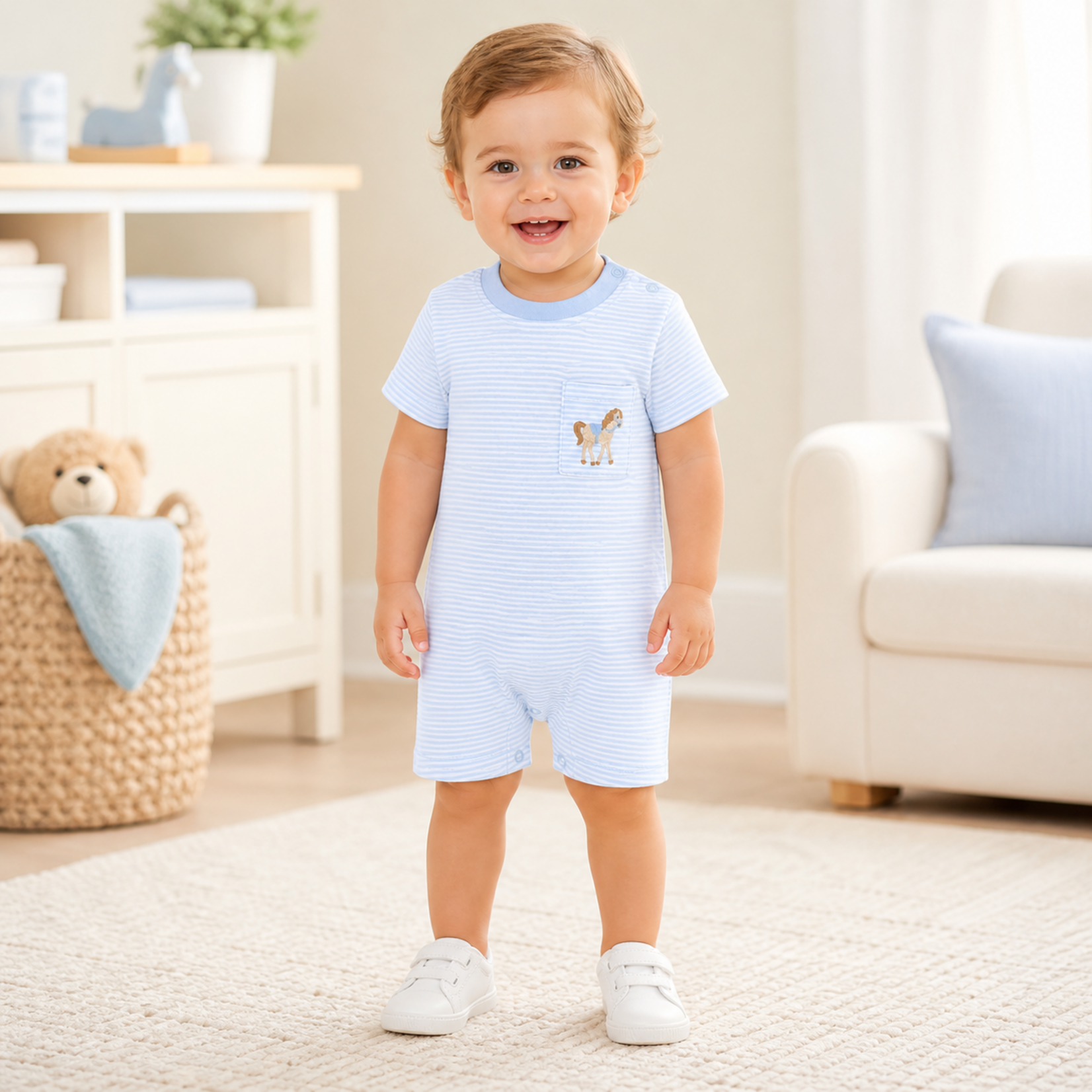 Ishtex Horse Boy Romper